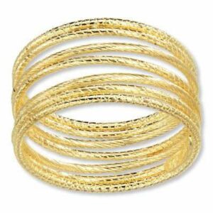 Stacked Spiral Ring 14K Yellow Gold