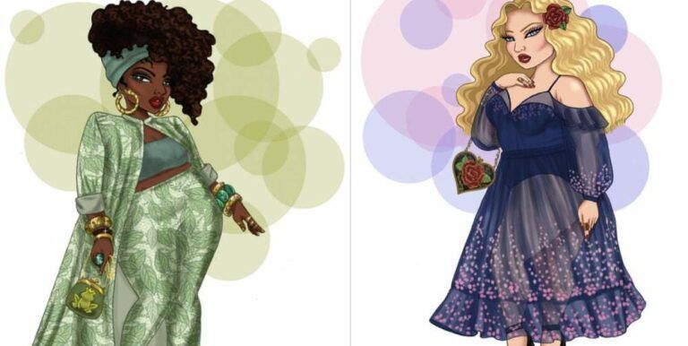 Plus size Disney Princesses by Jonquel Art
