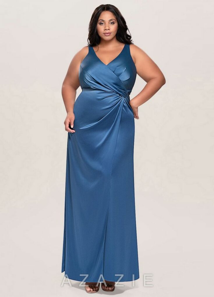 CANDLELIGHT FRENCH BLUE MAXI DRESS