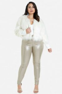 Noel Faux Fur Cropped Jacket