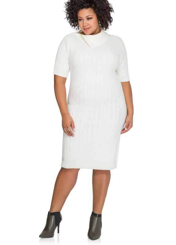 A Few of Our Favorite Plus Size Winter White Finds