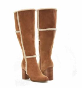 Faux Shearling Trim Heel Boots (wide Width & Wide Calf) at Torrid.com