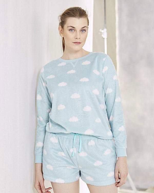 Simply Be Plus Size Pretty Secrets Pajama Set