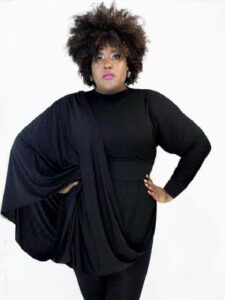 Plus size Draped Top A Conversation Piece 1