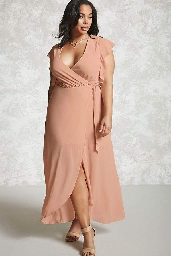 12 Uber Chic Plus Size Wrap Dress You Need In Your Closet