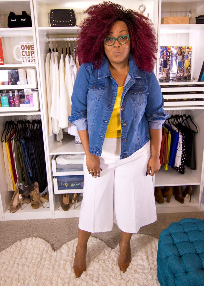 Plus Size Blogger- Marie Denee in Catherines Spring Layers 