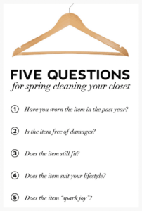5 tips for spring closet cleaning