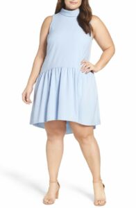 Eliza J Plus Size Drop Waist Dress