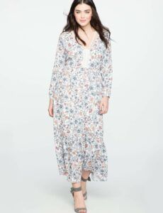 Maxi peasant dress