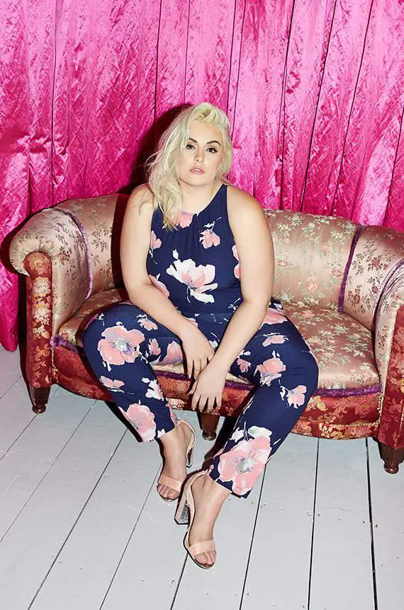 QUIZ Clothing CURVE FLORAL PRINT JUMPSUIT, QUIZ Clothing Plus Size Line, Curve, Felicity Hayward