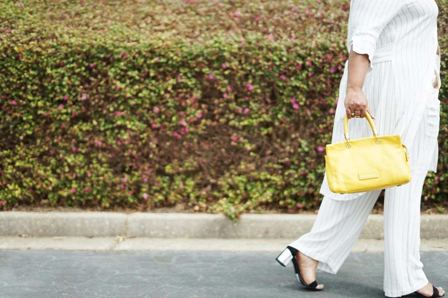 Marie Denee in Carmakoma pantsuit