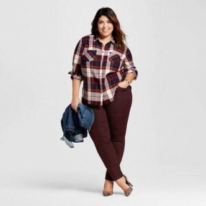 Our Favorite Plus Size Colored Denim Finds