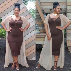 Totally Crushing on Bodycon and Cardigan Combo