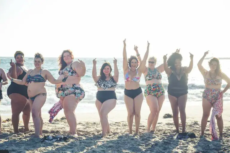 Bravely bare your belly, booty, and body hair in a bikini