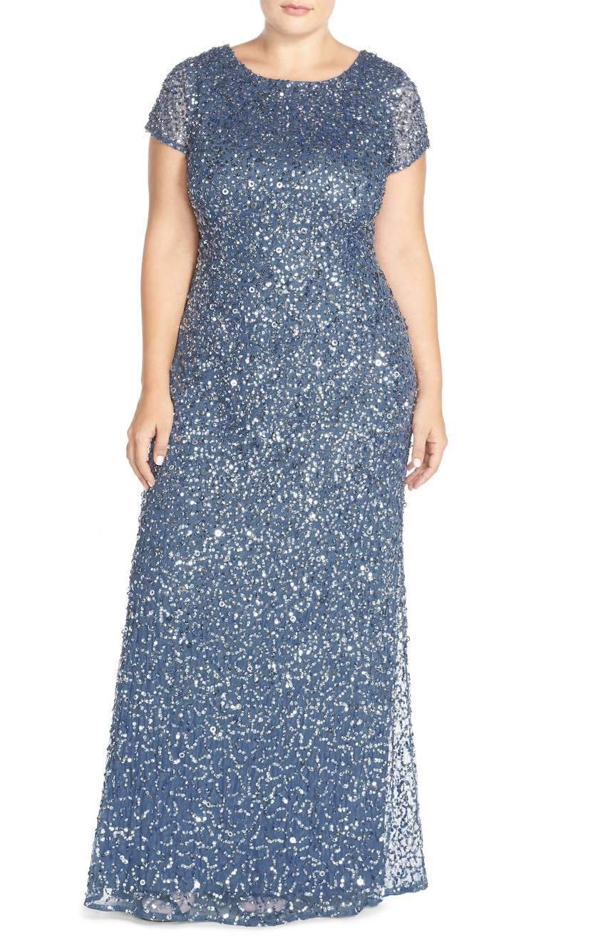 What to Wear to an Evening Wedding- Embellished Scoop Back Gown