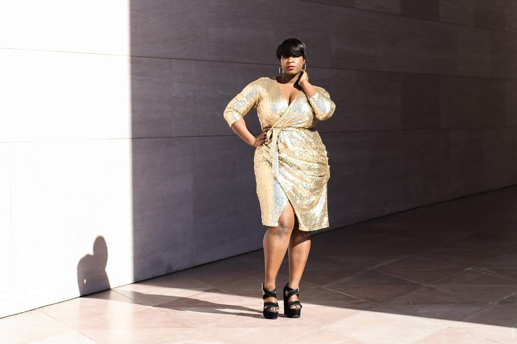 Plus Size Fashion Blogger, Yasmine of Darker Berrie