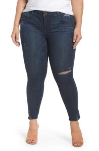 WIT WISDOM Twisted Seam Ankle Skimmer Jeans