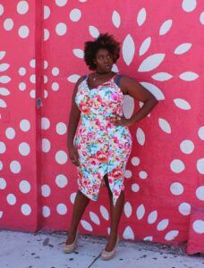 plus size tumblr, plus size floral dress, plus size fashion, plus size trends, trendy tumblr, midi dress