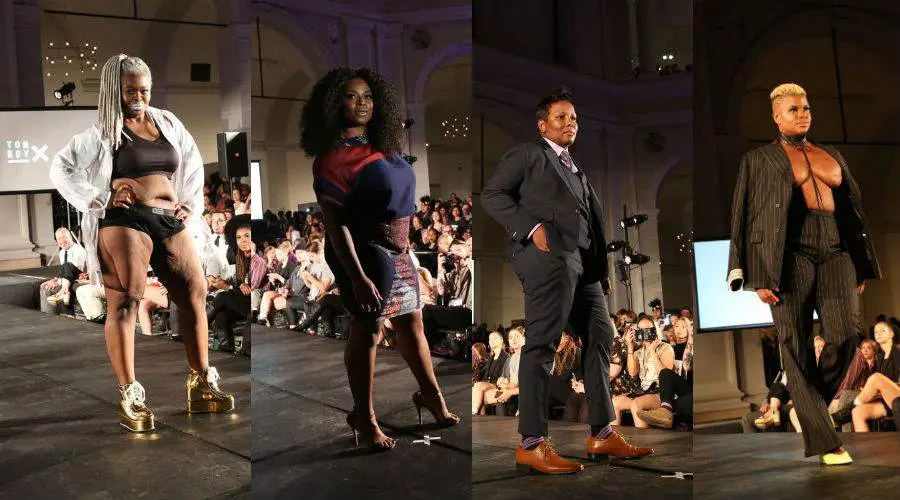 Plus Size Representation at NYFW-  R/Evolution Fashion Show. Photos by Nomi Ellenson