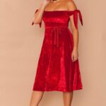 Essence Dress - Red Velvet
