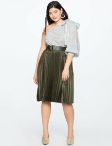 One Shoulder Bow Top Eloquii
