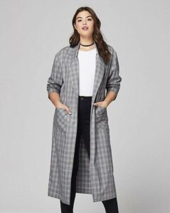SimplyBe Check Duster Coat