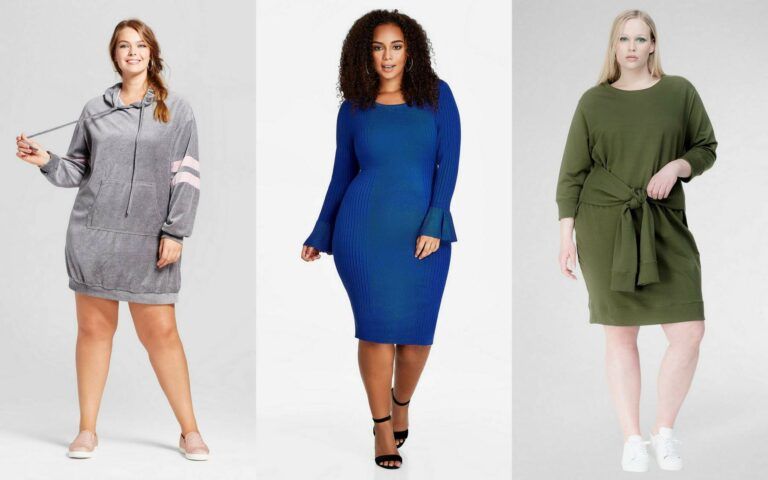 plus size sweater dresses