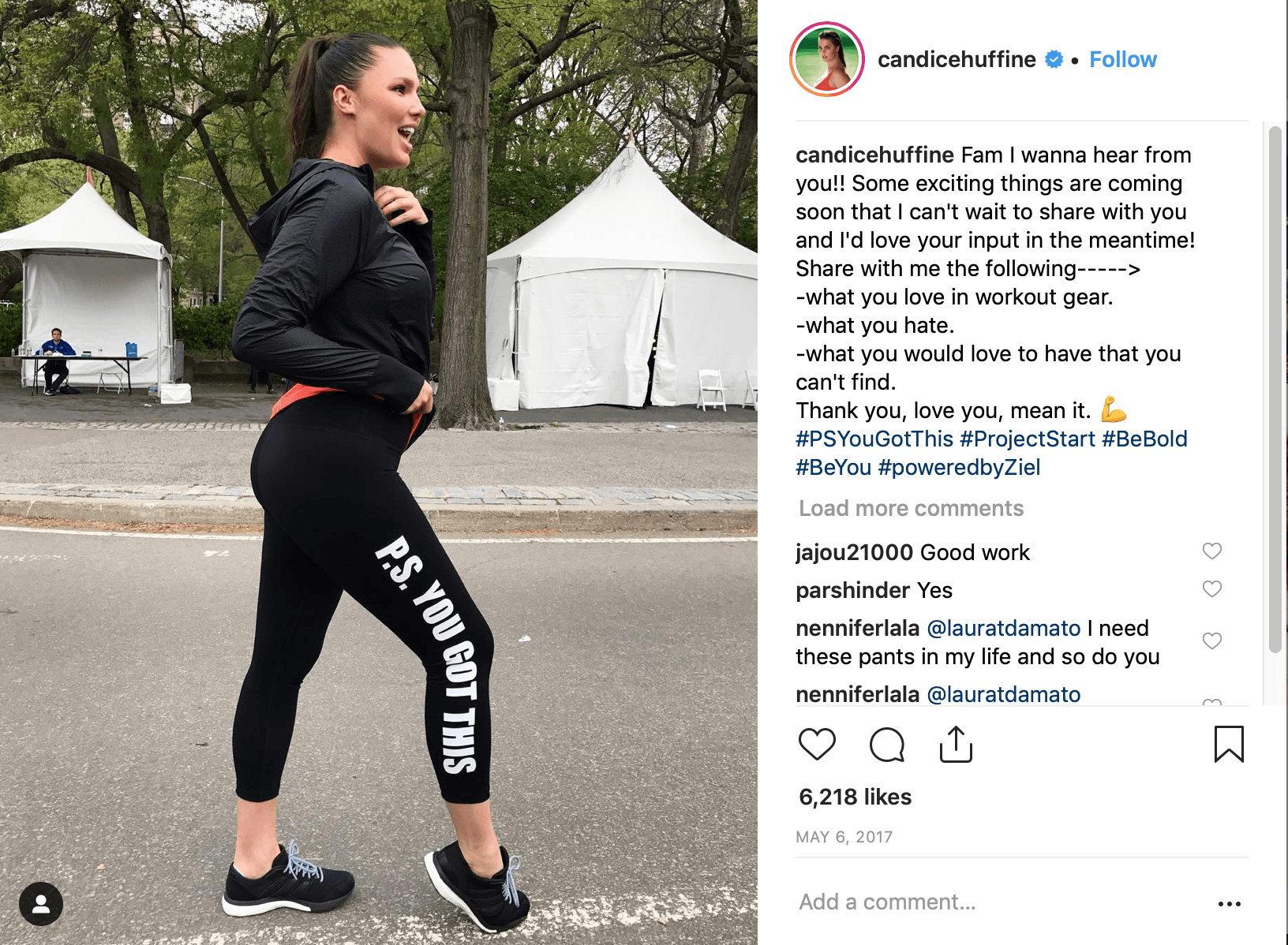 Get Fit With Candice Huffine's New Size-Inclusive Activewear Line!