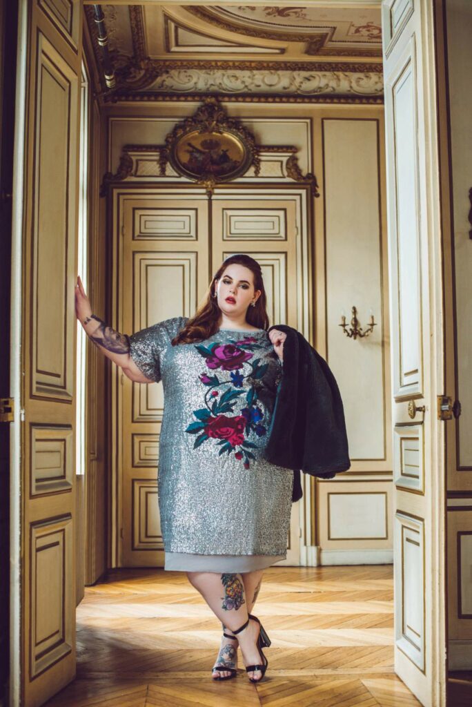 Eloquii debuts plus size evening wear with The Noir Collection featuring Tess Holliday