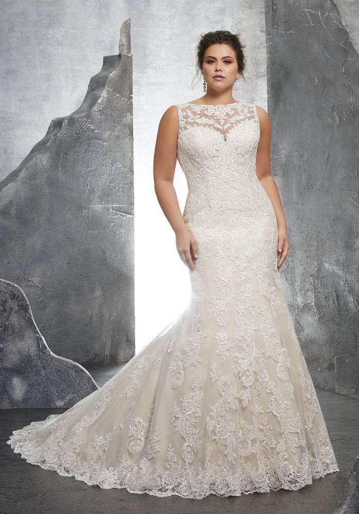 Down the Aisle in Plus  Size  Style with Julietta  by Morilee 