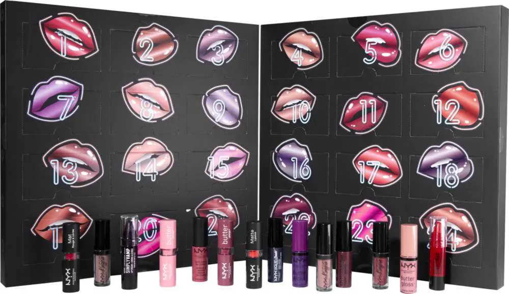 NYX PROFESSIONAL MAKEUP Lippie Countdown Advent Calendar The Curvy