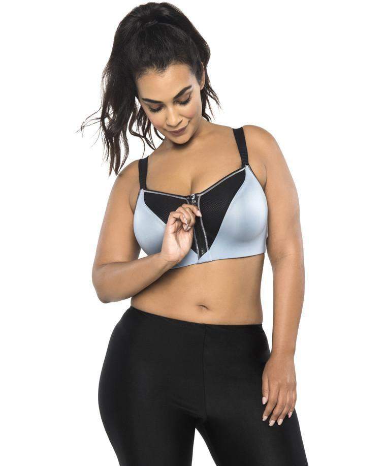 Curvy Couture ZipFit Plus size sports bra