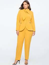 Eloquii plus size wear to work suiting 