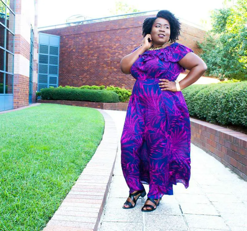 Plus Size Blogger, Shamika of Fro plus Fashion