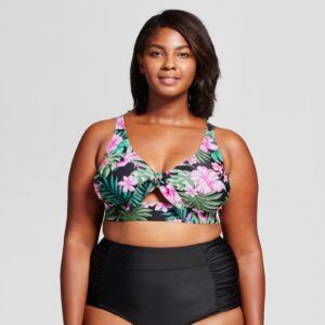 Womens Plus Size Tie Front Bikini Ava Viv™