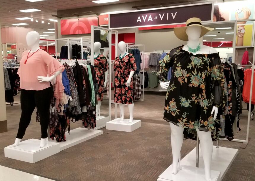 Marie Denee shops her local Target to find a new plus size department