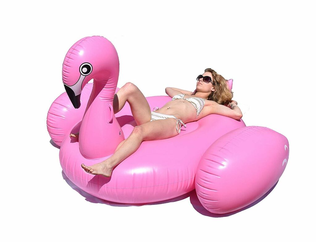 BonBon® Original Giant Flamingo Inflatable Pool Float