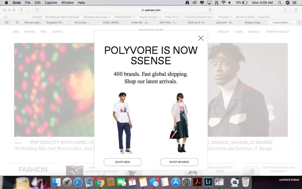 Polyvore to SSENSE