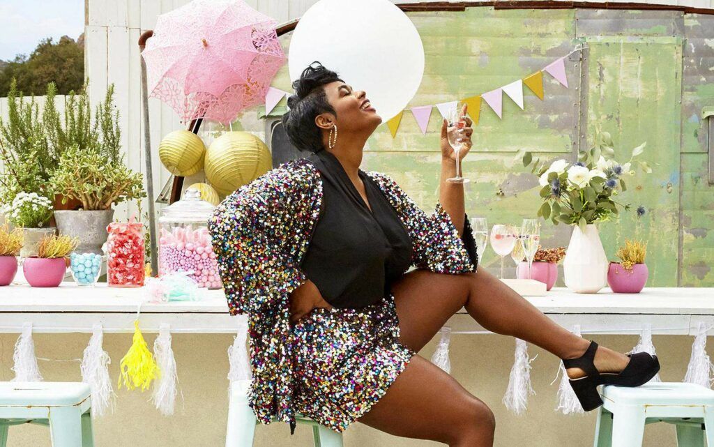 SEQUIN FESTIVAL KIMONO