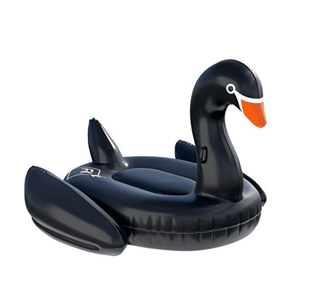 Plus Size Friendly Pool Floaties- Black Swan Pool Float