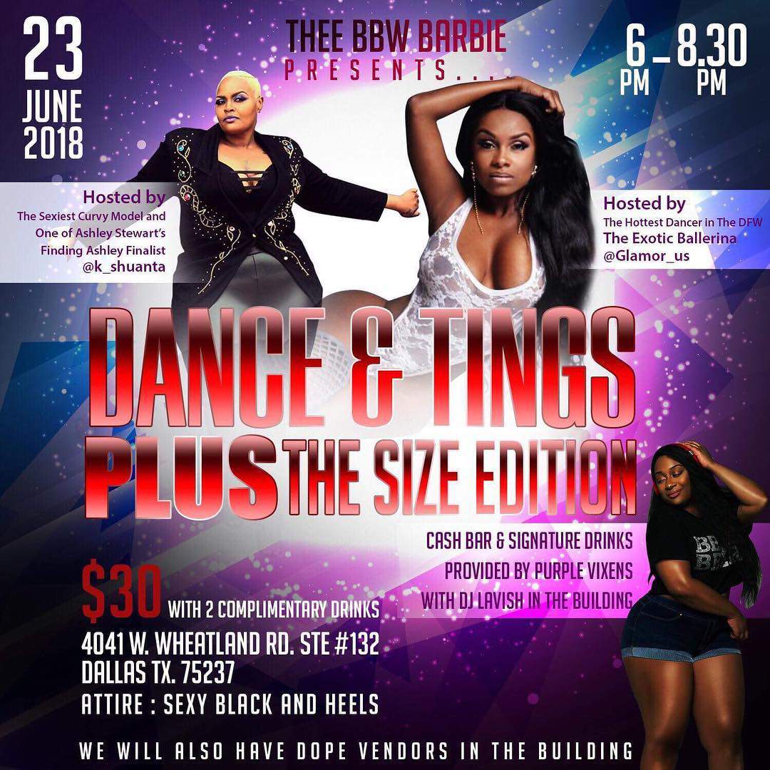 Dance & Tings Plus Size Edition, Plus Size Events