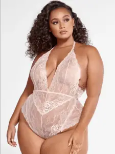 plus size bridal lingerie fashion to figure bodysuit