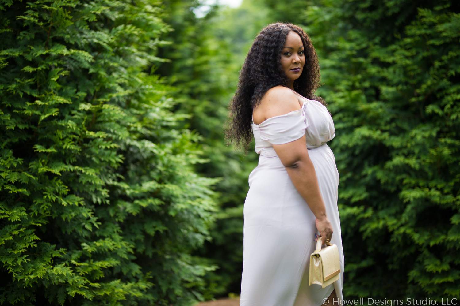 Marie Denee in City Chic Plus SIze Cocktail dress