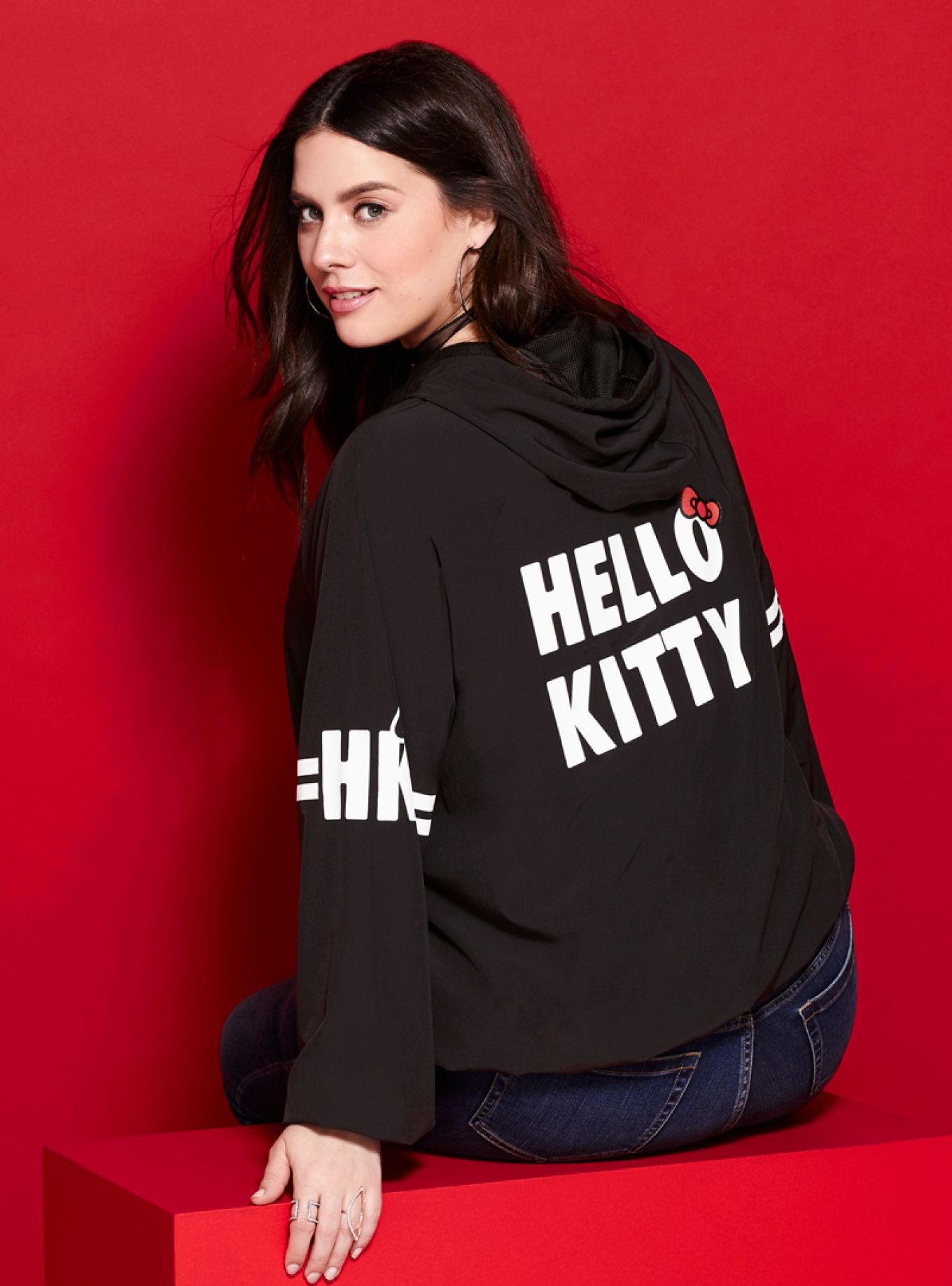 Hello on sale kitty windbreaker