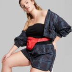 Wild Fable in Plus Sizes at Target- Wild Fable Women's Plus Size Plaid Windbreaker Shorts