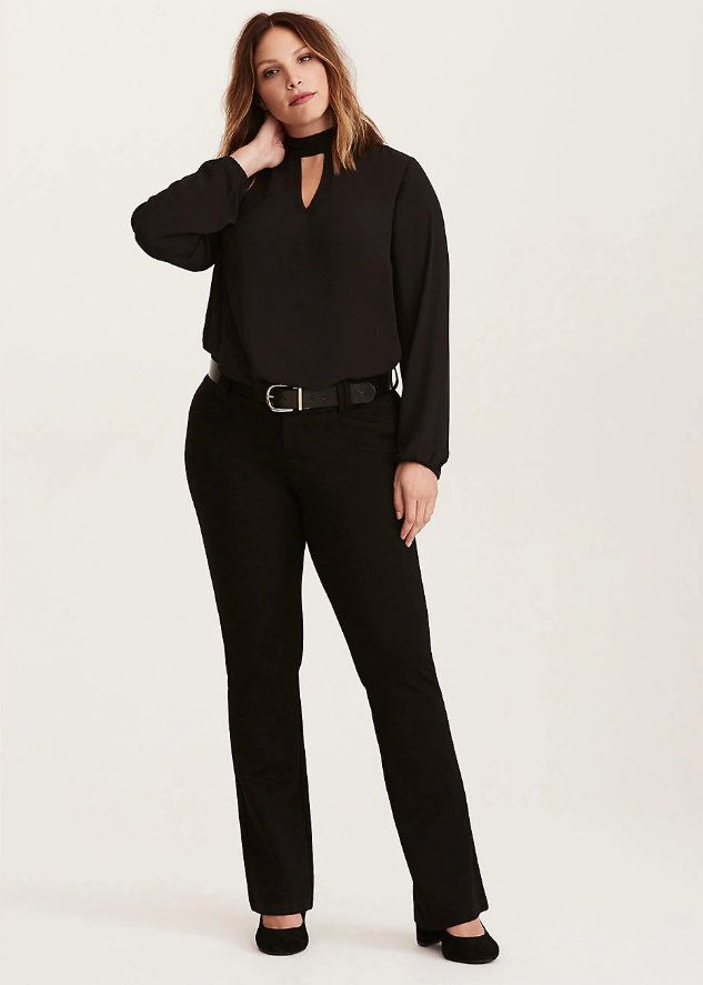 STUDIO SIGNATURE PONTE STRETCH TROUSER
