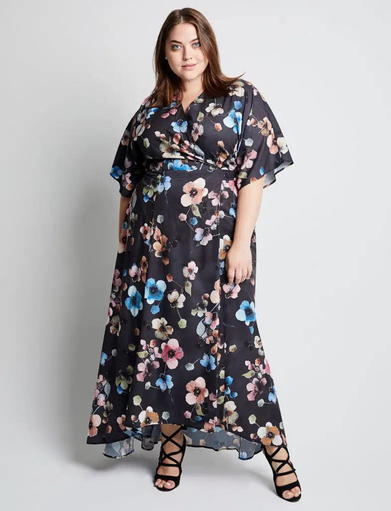 Gemma Charcoal Maxi Dress 