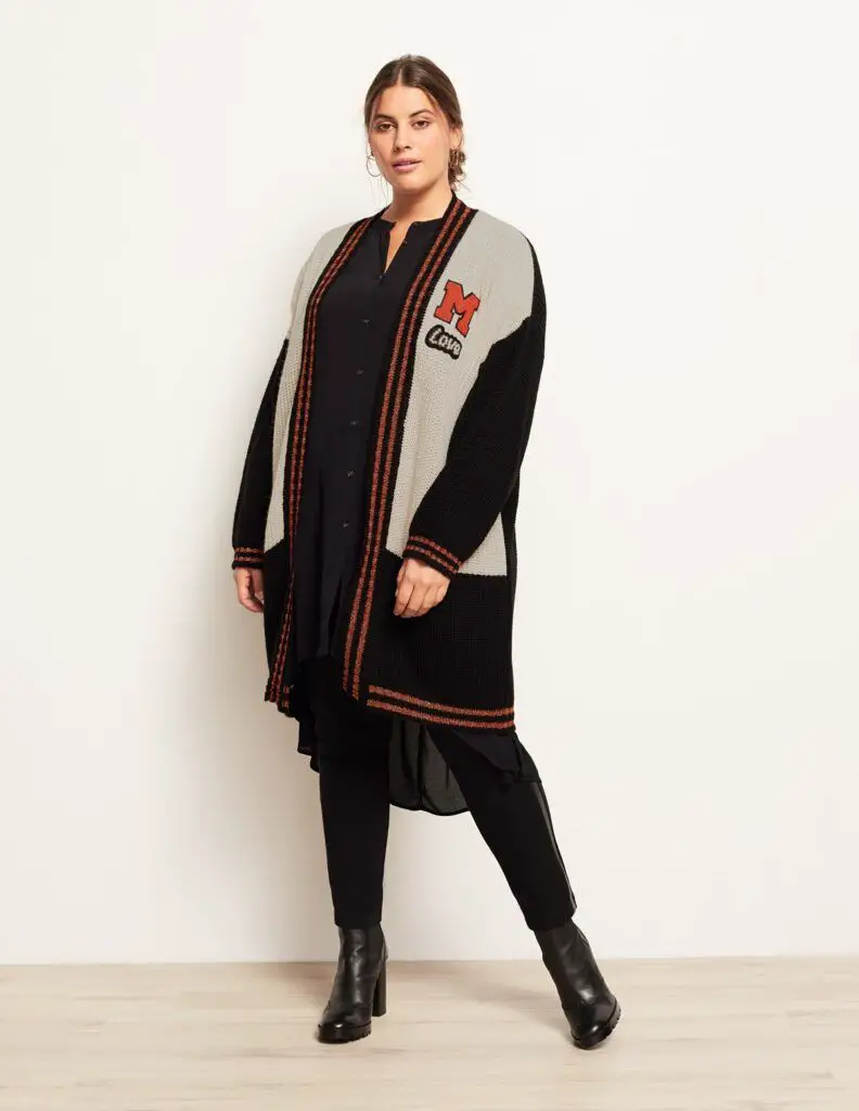 Open End COLLEGE-STYLE CARDIGAN