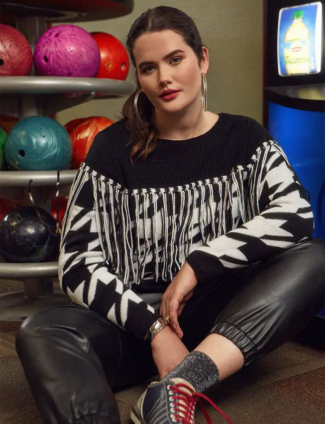 Plus Size Faux Leather Track Pant