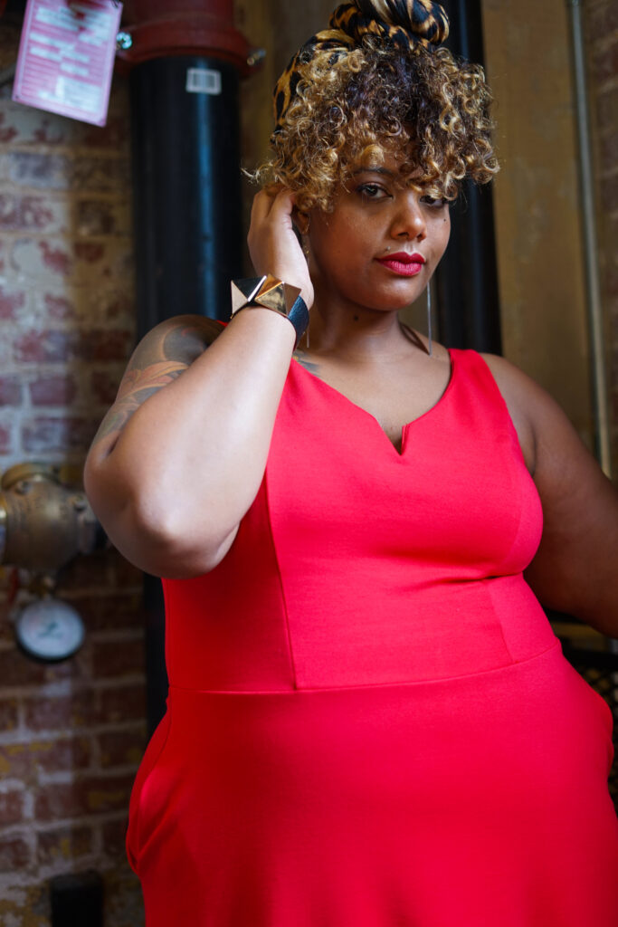 Show Me, Style Me: One Plus Size Red Dress- 3 Looks! Day Time Cute & Casual Brunch